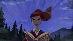 Gwen Tennyson Lighting Spell.gif
