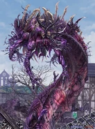 The Type-042 or Necrogolem (Anima: Beyond Fantasy) can absorb and assimilate organic beings in order to increase its destructive capabilities.
