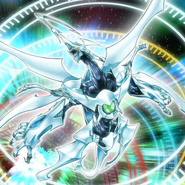 Shooting Quasar Dragon, as its name suggests (Yu-Gi-Oh 5Ds) is the living cosmic embodiment of a quasar.