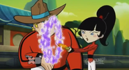 Wuzzy Bunny (Xiaolin Showdown) can emit noxious gas that makes other woozy.