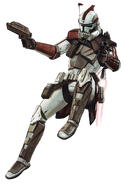 An Advanced Recon Commando/ARC Trooper, specifically named Hawk (Star Wars)