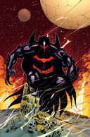 The Hellbat Suit (DC Comics) forged by the Justice League grants Bruce Wayne/Batman absoute strength...