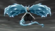 Tōshirō Hitsugaya's (Bleach) Zanpakutō, Hyōrinmaru, allows him to generate ice and cold.
