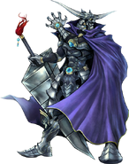 Garland (Final Fantasy) is warlock knight who uses powerful elemental magic.