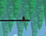 Gravitation Potion (Terraria) can make the gravity upside down, look at the background!