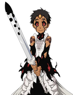 Ikomikidomoe (Bleach) is a special Zanpakuto Oetsu Nimaiya forged by converting the transcendent Hollow Ikomikidomoe, thus it possesses its infinite evolution ability, as well as colossal spiritual powers, which can only be wielded by transcendent Shinigami/Hollow hybrids such as Ichigo Kurosaki or Hikone Ubuginu as its immense power as a Hollow based Zanpakuto, can potentially destroy the soul of regular Shinigami who tried to wield it.