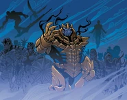 ...through her progeny, a nest of vicious monsterized hollow corpse symbiote iterations of various heroes and villains have spread and consumed countless iterations of themselves across reality.