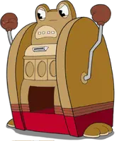 Slotattack.webp (93 KB) Ribby and Croaks (Cuphead) can merge into a giant slot machine.