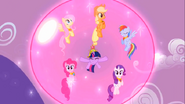 Twilight Sparkle (My Little Pony: Friendship is Magic) creating a protective bubble.