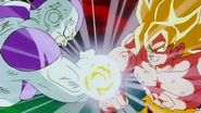 Son Goku and Frieza (Dragon Ball Z) possess a vastly accelerated perception of time, enabling them to have an extensive fight in the five minutes it took Planet Namek to explode.