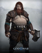 Thor (God of War: Ragnarok) is the mightest warrior among the Aesir gods.