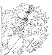 At high noon, Escanor (Seven Deadly Sins) temporarily becomes The One, an invincible, godlike warrior.