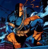 Deathstroke (DC Comics) obtained his strength and abilities via experimental Super Soldier.