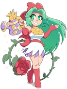 Honey (Renata Tate: Goddess for Hire), magical girl of plants and vitality.