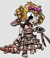 Terrordoll (Mutants Genetic Gladiators) is a demonic doll with dark powers.