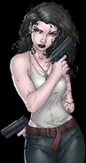 Anita Blake (Anita Blake Series) gained the same vampire abilities after marring Jean-Claude which also including feeding on lust/sex.