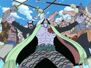 Arlong Past.png (657 KB) Fishmen such the Arlong Pirates (One Piece) have strength ten times that of regular humans.