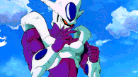 Cooler (Dragon Ball Z: Cooler's Revenge) destroying entire landscapes with telekinesis.