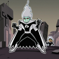 Dark Danny (Danny Phantom) is single handedly the most powerful ghost on the planet that he destroyed even the Ghost King himself and ravage all of the world himself in just 10 years. He easily dominated over his younger counterpart in their battles.