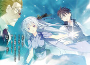 Irori (Unbreakable Machine-Doll) can freeze time with her ice ability.