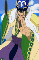 Komei (One Piece) is called a genius tactician for bringing down powerful pirates with wisdom and ingenuity. He created a multi layered plan to capture most of the Straw Hats and corner Monkey D. Luffy into an almost deadly situation.