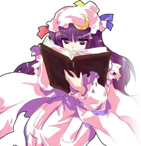 Patchouli Knowledge (Touhou Project) has a lot of books which are mostly used for magic. Some of these books appear to act "independently" and can shoot danmaku.