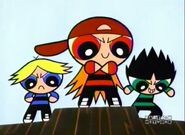 Unlike the Powerpuff Girls, the Rowdyruff Boys' (The Powerpuff Girls) energy never wears down in battle. Instead, they continue fighting with no signs of needing rest.