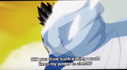 Vegeta (Dragon Ball) is capable of resisting Absolute Zero with brute strength alone.