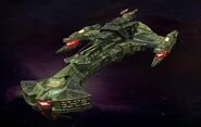 A Bortasqu-class battlecruiser (Star Trek Online), flagship of the Klingon Empire.