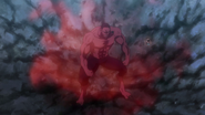 Menthuthuyoupi's (Hunter x Hunter) Rage aura angered at Knuckle A.P.R annoyance.