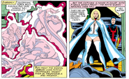 As a potent telepath, Emma Frost (Marvel Comics) can project painful psychic attacks that can either cripple or render her opponent's unconscious.