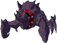 Crabdozer (Ben 10: Omniverse) Predator of Heatblast.