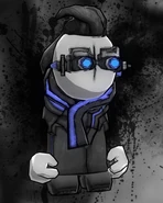 Dr. Herman Gonne (Madness Combat) is the creator of robots/Generation 05.