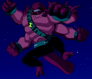 Fourmungousar (Ben 10: Omniverse) possesses four eyes like Four Arms.