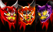 The powers of the three Oni Masks (Lego Ninjago: Masters of Spinjitzu) resurrected and corrupted Lord Garmadon.