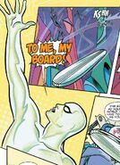 The Silver Surfer (Marvel Comics) can call his board to him.