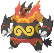 Emboar (Pokémon) is a Fire and Fighting-type.