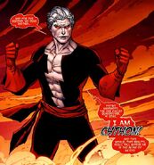 Chthon (Marvel Comics) possessing Quicksilver.