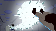 Finn's (Adventure Time) anger and desire for revenge on his father for the loss of his right arm caused him to manifest a replacement psychic arm.