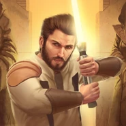 Kyle Katarn (Star Wars Legends) inherited his connection to The Force from his father, Morgan Katarn.