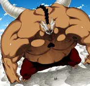 Yammy Llargo (Bleach) Enraged form.webp (359 KB) …to the point of transforming into an even bigger and stronger form should his rage grow too much.