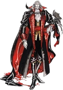Dracula Castlevania.png (266 KB) Dracula's (Castlevania) vast power as Dark Lord comes from acting as the host of Chaos, an ancient eldritch entity that feeds on the evil and darkness in the hearts of mankind and acts as the antithesis of God.
