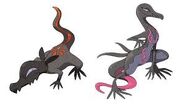 Salandit & Salazzle's (Pokémon) Corrosion Ability allows them to poison steel and poiosn type pokemon, who are normally immune to the condition.