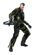 The Fear (Metal Gear Solid 3: Snake Eater) uses poison-tipped, frag grenade, and white phosphorous grenade arrows.