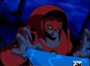 Water Hazard (Ben 10 Ultimate Alien) generates water from his hands.