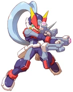Ashe (Mega Man ZX) is granted A-Trans when using Model A, allowing her to mimic the forms of others.