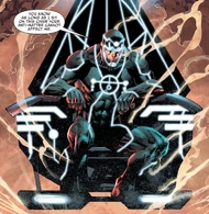 Metron (DC Comics) with his mobius chair.
