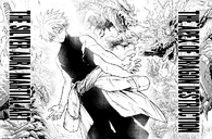 After merging with his future self, Ragna (Ragna Crimson) obtained the power to generate and control silver aura.