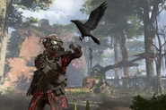 APEX Legends Screenshot LE BloodhoundRaven 03 Clean.0.jpg (144 KB) As a master hunter, Bloodhound (Apex Legends) has learned to adapt to a multitude of environments, becoming one with nature itself.