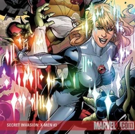 Alison Blaire/Dazzler (Marvel Comics) converts ambient waves of sound to a dazzling display of light.